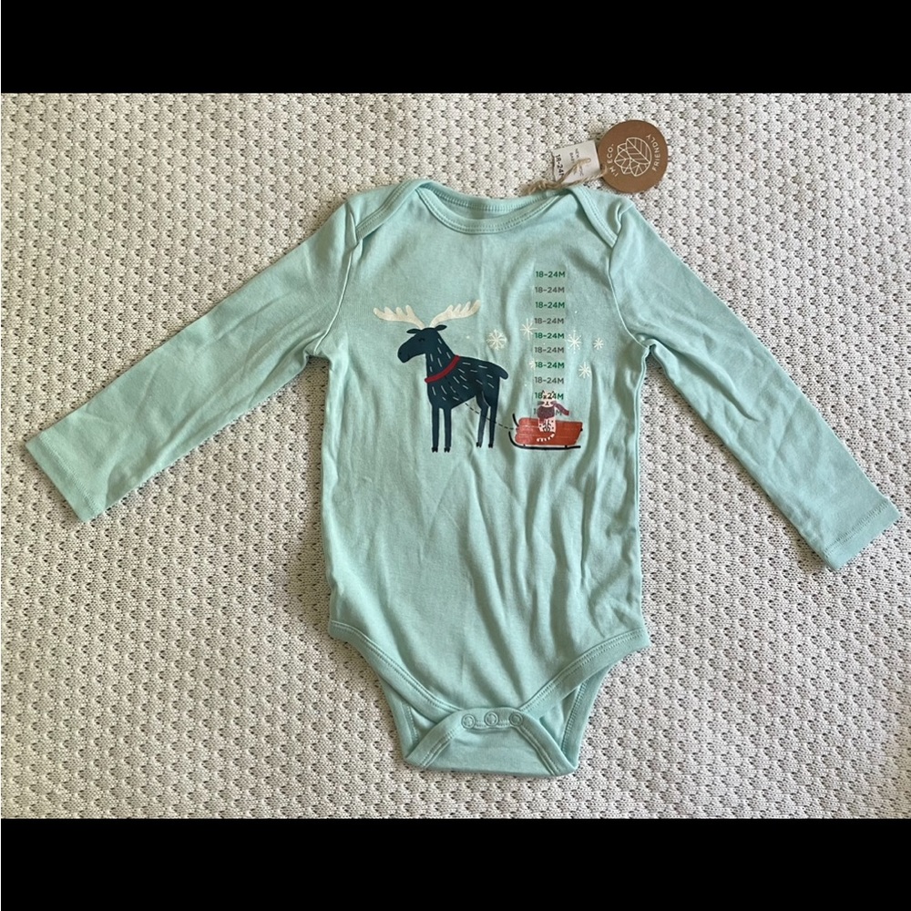 Dip long sleeve Christmas theme onesie